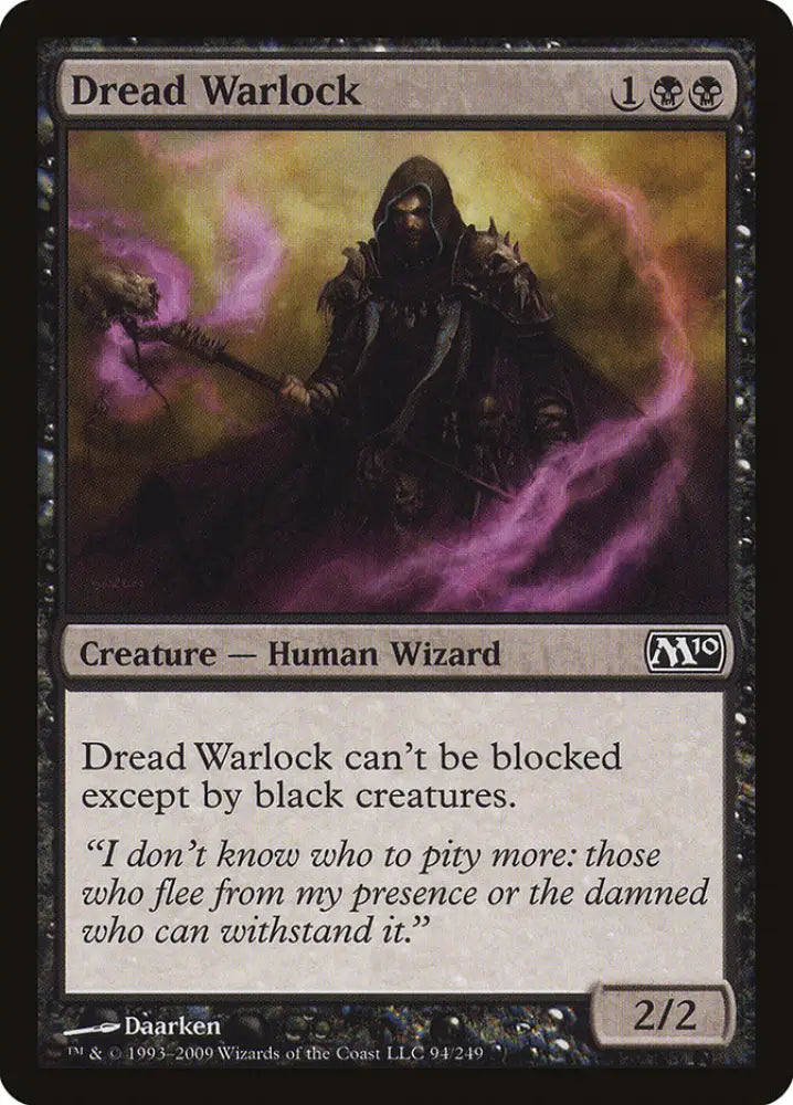 Dread Warlock [Magic 2010] - MTG Single
