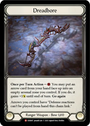 Dreadbore [Everfest] 1st Edition Cold Foil - Flesh And Blood Single