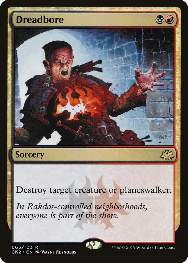 Dreadbore [Ravnica Allegiance Guild Kit] - MTG Single