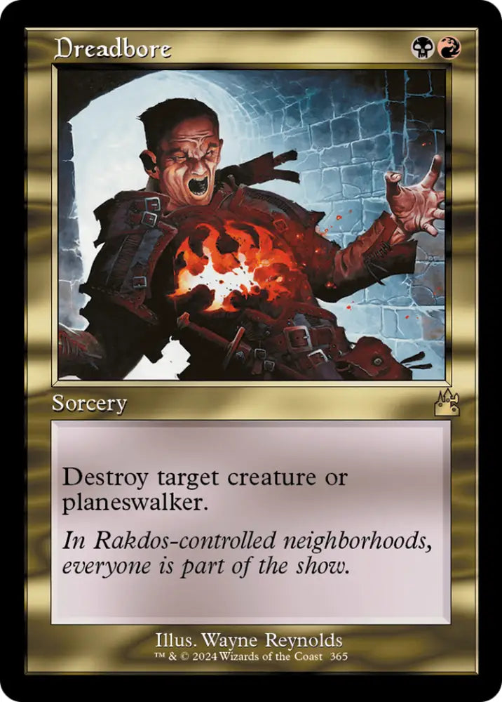 Dreadbore (Retro Frame) [Ravnica Remastered] - MTG Single