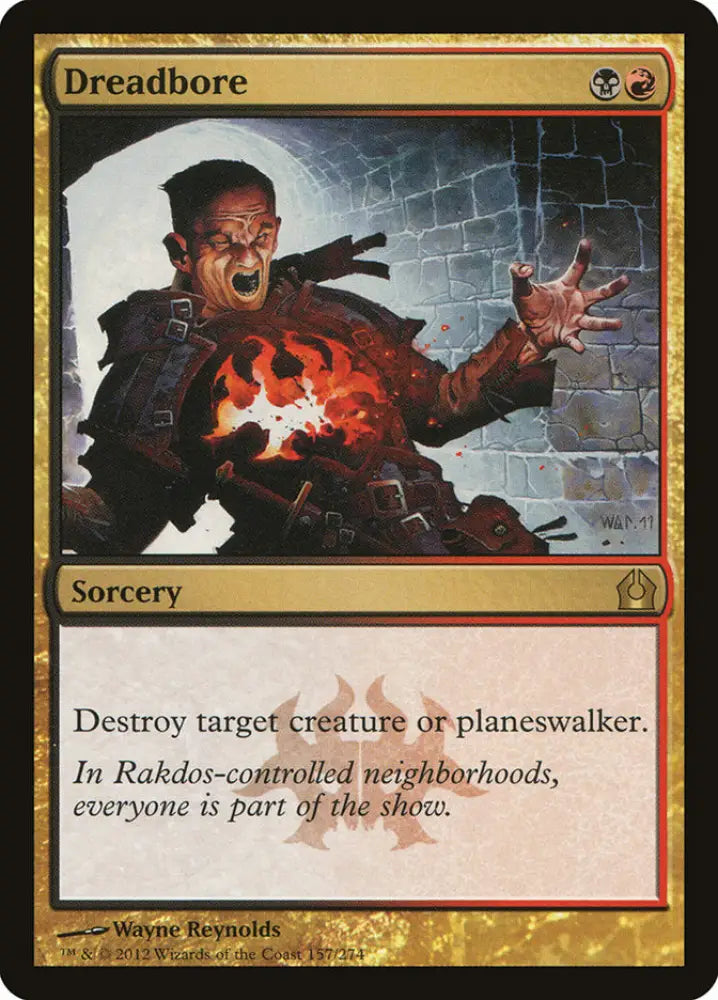 Dreadbore [Return to Ravnica] - MTG Single