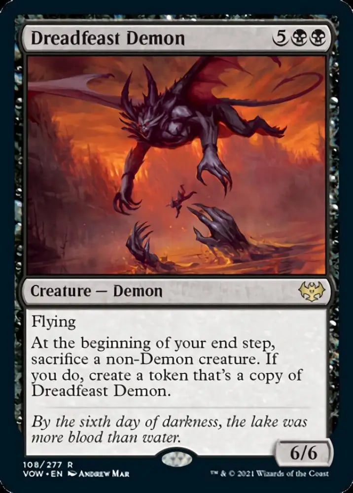 Dreadfeast Demon [Innistrad: Crimson Vow] - MTG Single