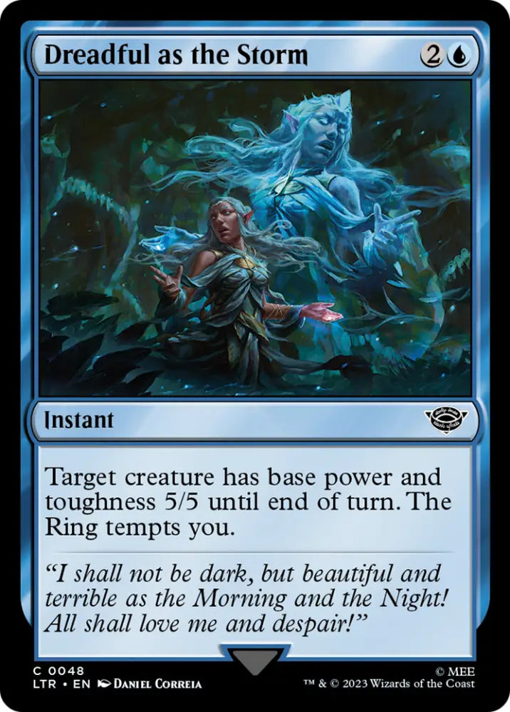Dreadful as the Storm [The Lord of the Rings: Tales of Middle-Earth] - MTG Single