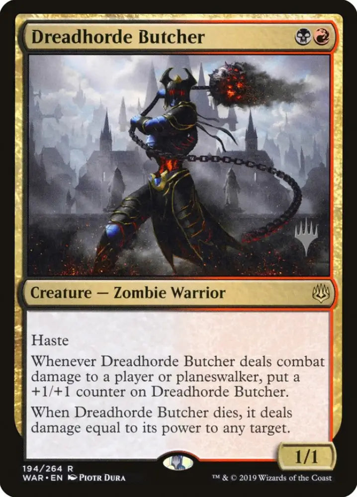 Dreadhorde Butcher (Promo Pack) [War of the Spark Promos] - MTG Single