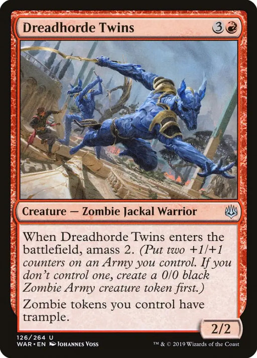 Dreadhorde Twins [War of the Spark] - MTG Single