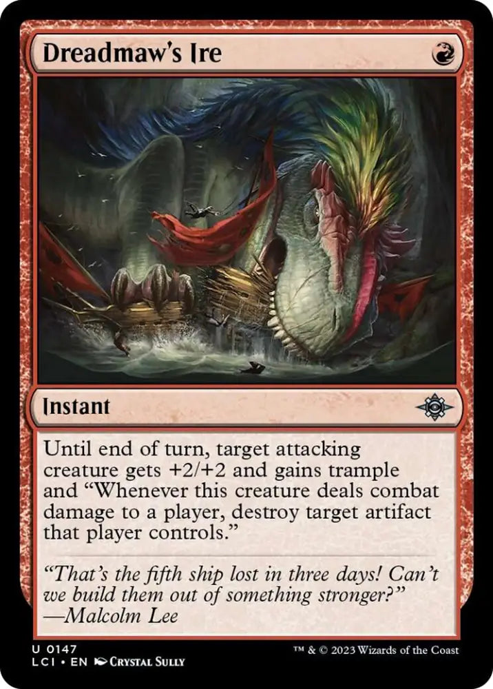 Dreadmaw’s Ire [The Lost Caverns of Ixalan] - MTG Single