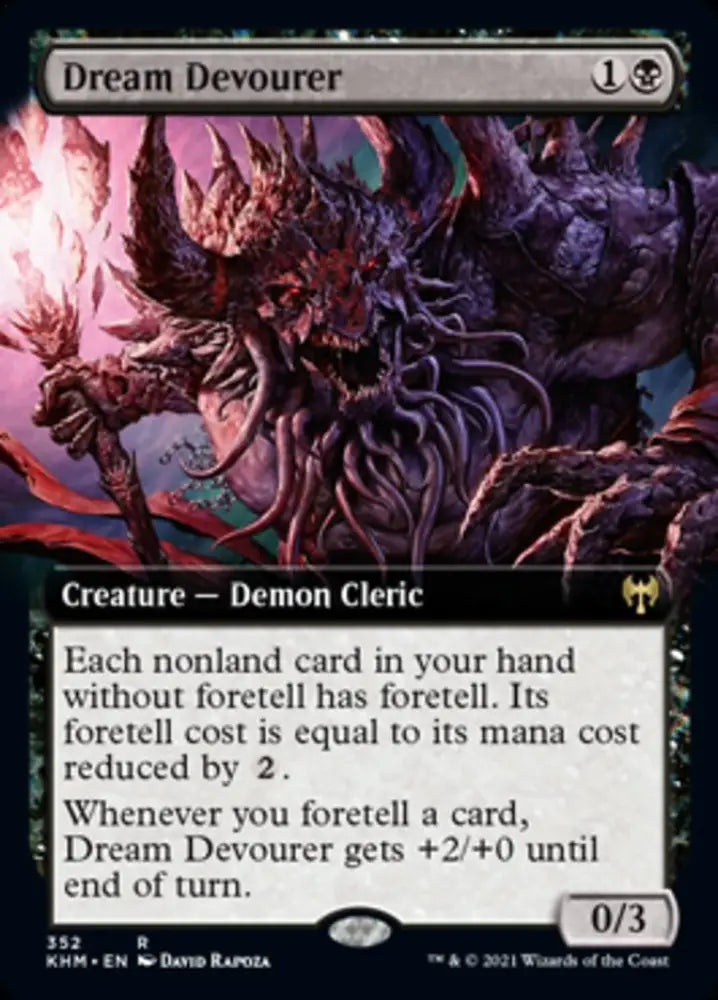 Dream Devourer (Extended Art) [Kaldheim] - MTG Single