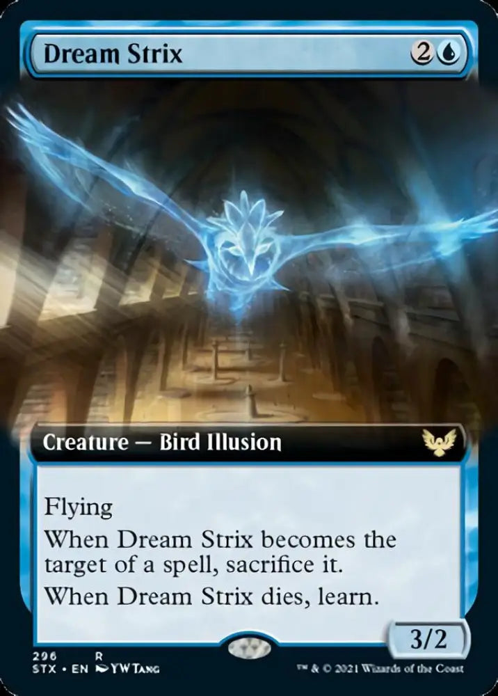 Dream Strix (Extended Art) [Strixhaven: School of Mages] - MTG Single