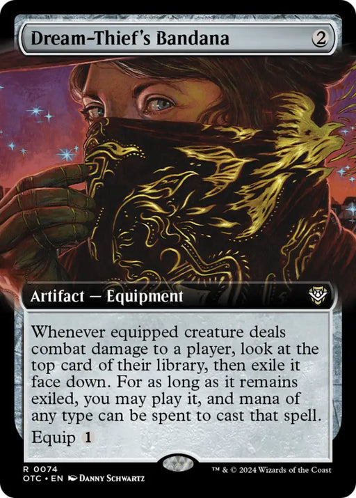 Dream-Thief’s Bandana (Extended Art) [Outlaws of Thunder Junction Commander] - MTG Single