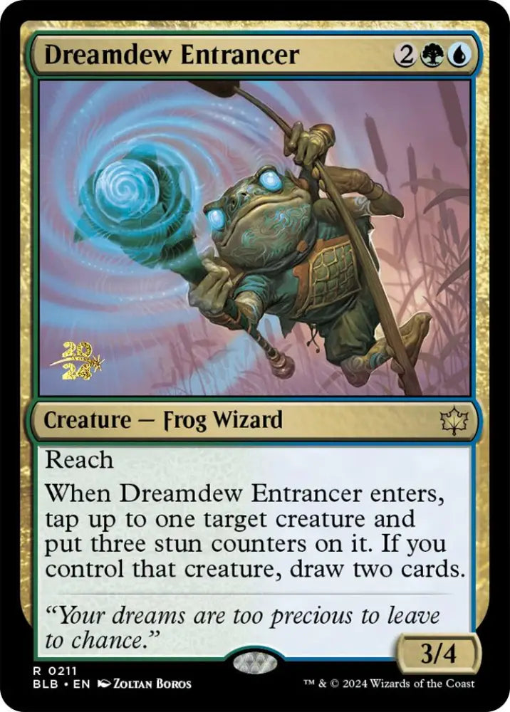 Dreamdew Entrancer [Bloomburrow Prerelease Promos] - MTG Single