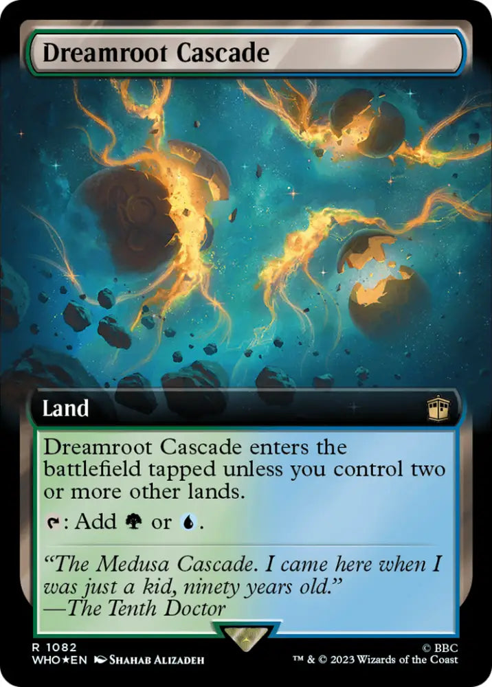 Dreamroot Cascade (Extended Art) (Surge Foil) [Doctor Who] - MTG Single