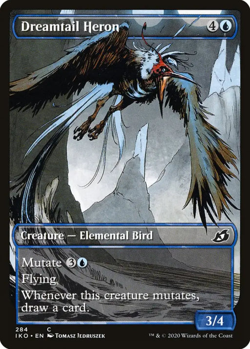 Dreamtail Heron (Showcase) [Ikoria: Lair of Behemoths] - MTG Single