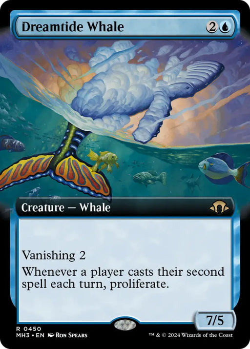 Dreamtide Whale (Extended Art) [Modern Horizons 3] - MTG Single