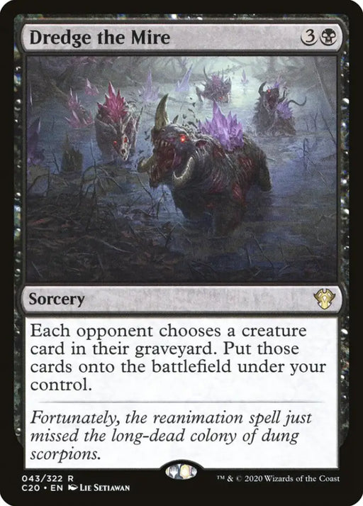 Dredge the Mire [Commander 2020] - MTG Single