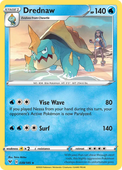 Drednaw (039/185) [Sword & Shield: Vivid Voltage] - Pokemon Single