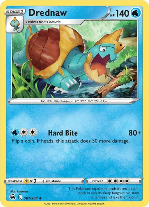 Drednaw (081/264) [Sword & Shield: Fusion Strike] - Pokemon Single