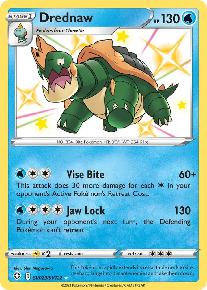 Drednaw (SV029/SV122) [Sword & Shield: Shining Fates] - Pokemon Single