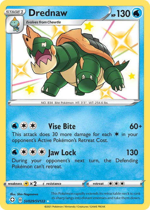 Drednaw (SV029/SV122) [Sword & Shield: Shining Fates] - Pokemon Single