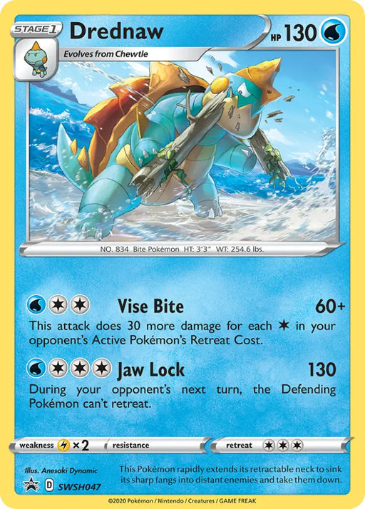 Drednaw (SWSH047) [Sword & Shield: Black Star Promos] - Pokemon Single