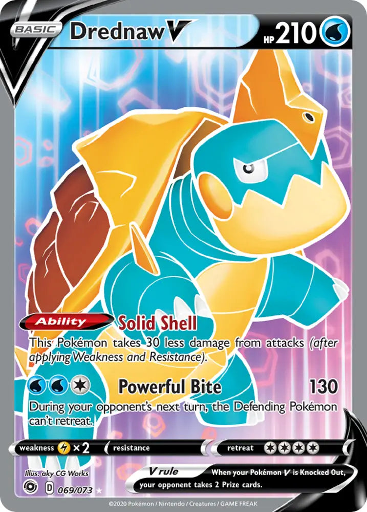 Drednaw V (069/073) [Sword & Shield: Champion’s Path] - Pokemon Single
