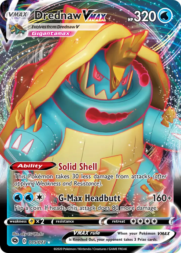 Drednaw VMAX (015/073) [Sword & Shield: Champion’s Path] - Pokemon Single