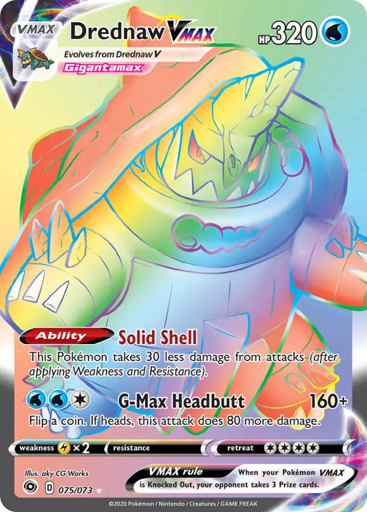 Drednaw VMAX (075/073) [Sword & Shield: Champion’s Path] - Pokemon Single