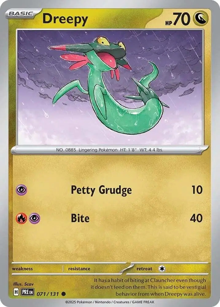 Dreepy (071/131) [Scarlet & Violet: Prismatic Evolutions] - Pokemon Single