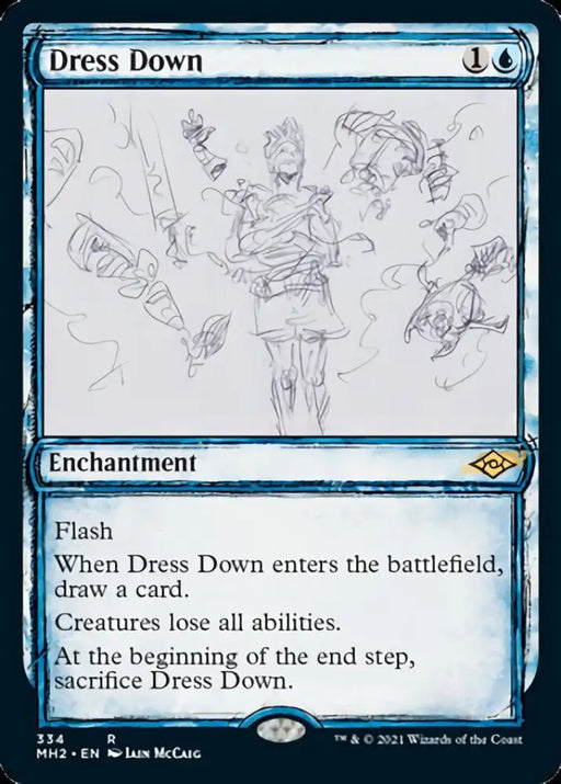 Dress Down (Sketch) [Modern Horizons 2] - MTG Single