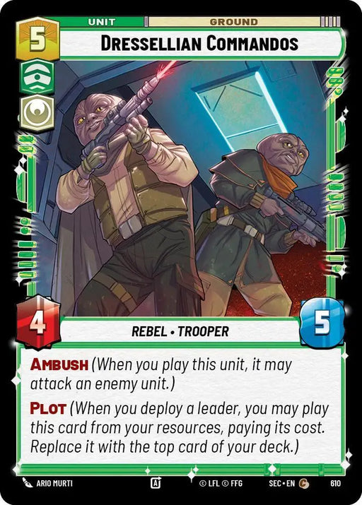 Dressellian Commandos (Foil) (610) [Secrets of Power]