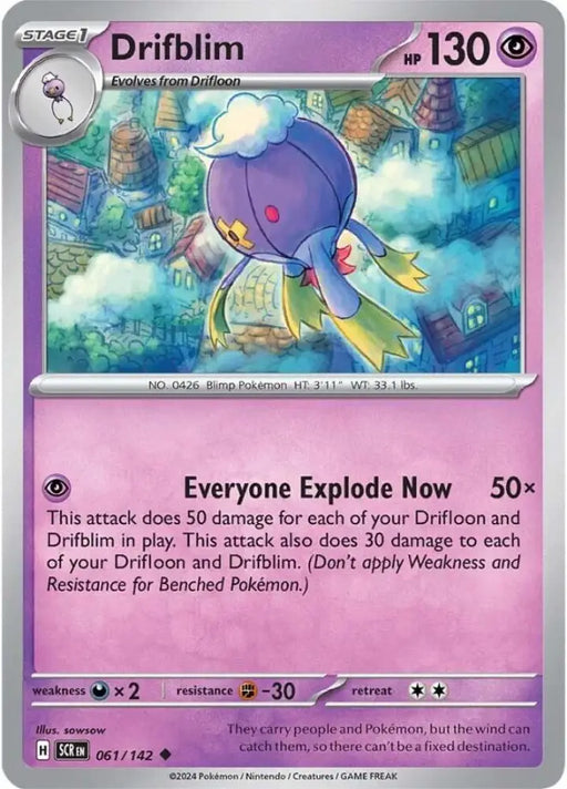 Drifblim (061/142) [Scarlet & Violet: Stellar Crown] - Pokemon Single