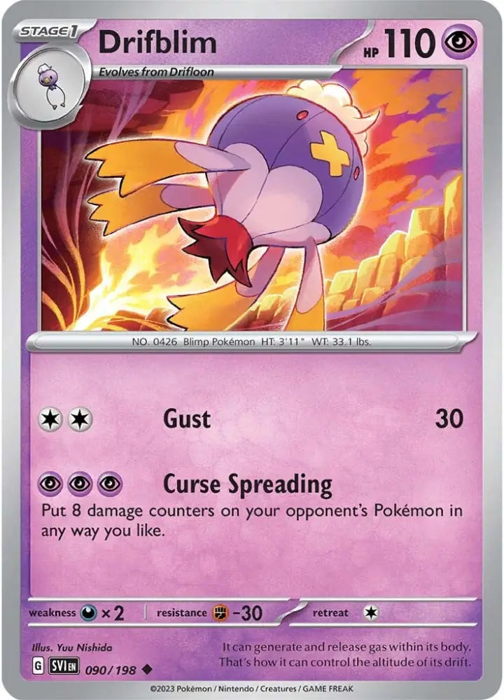 Drifblim (090/198) [Scarlet & Violet: Base Set] - Pokemon Single