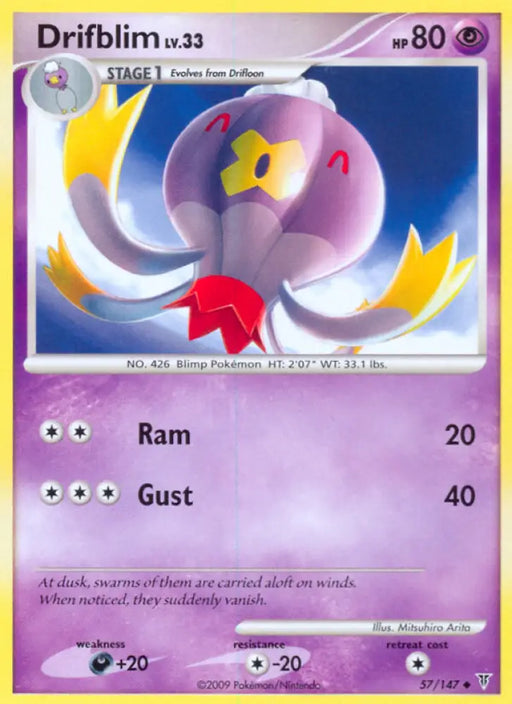 Drifblim (57/147) [Platinum: Supreme Victors] - Pokemon Single