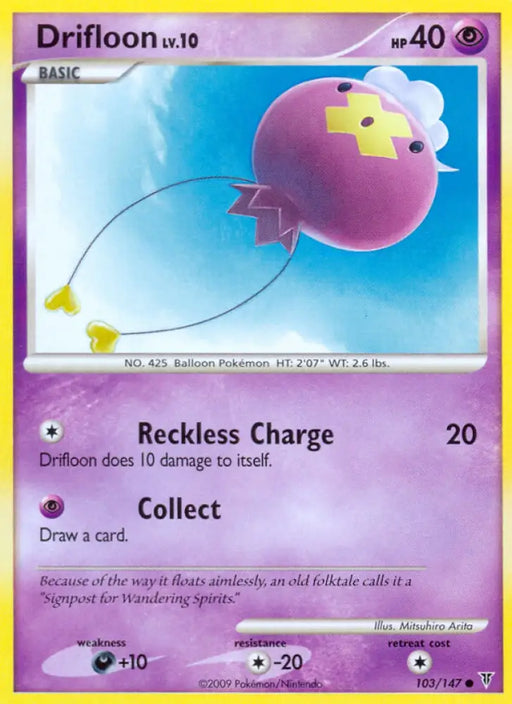 Drifloon (103/147) [Platinum: Supreme Victors] - Pokemon Single