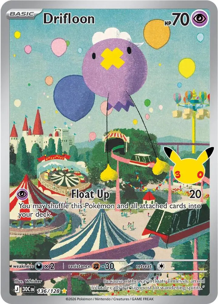 Drifloon (136/128) [ME: 30th Celebration]