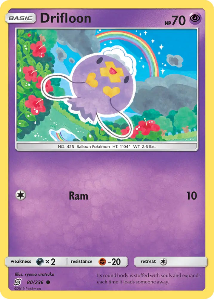 Drifloon (80/236) [Sun & Moon: Unified Minds] - Pokemon Single