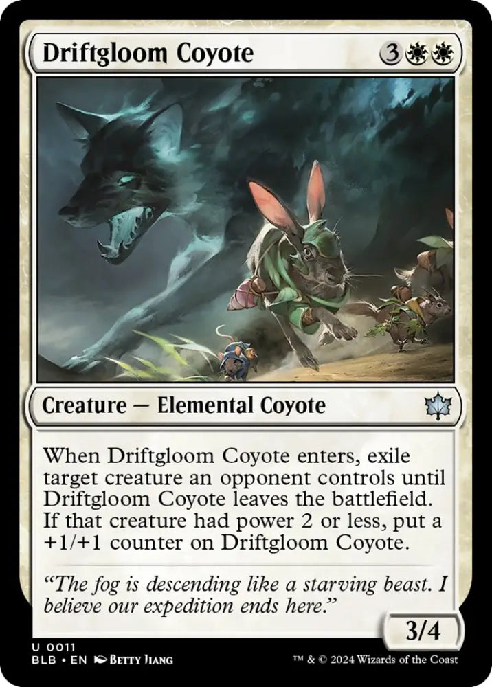 Driftgloom Coyote [Bloomburrow] - MTG Single