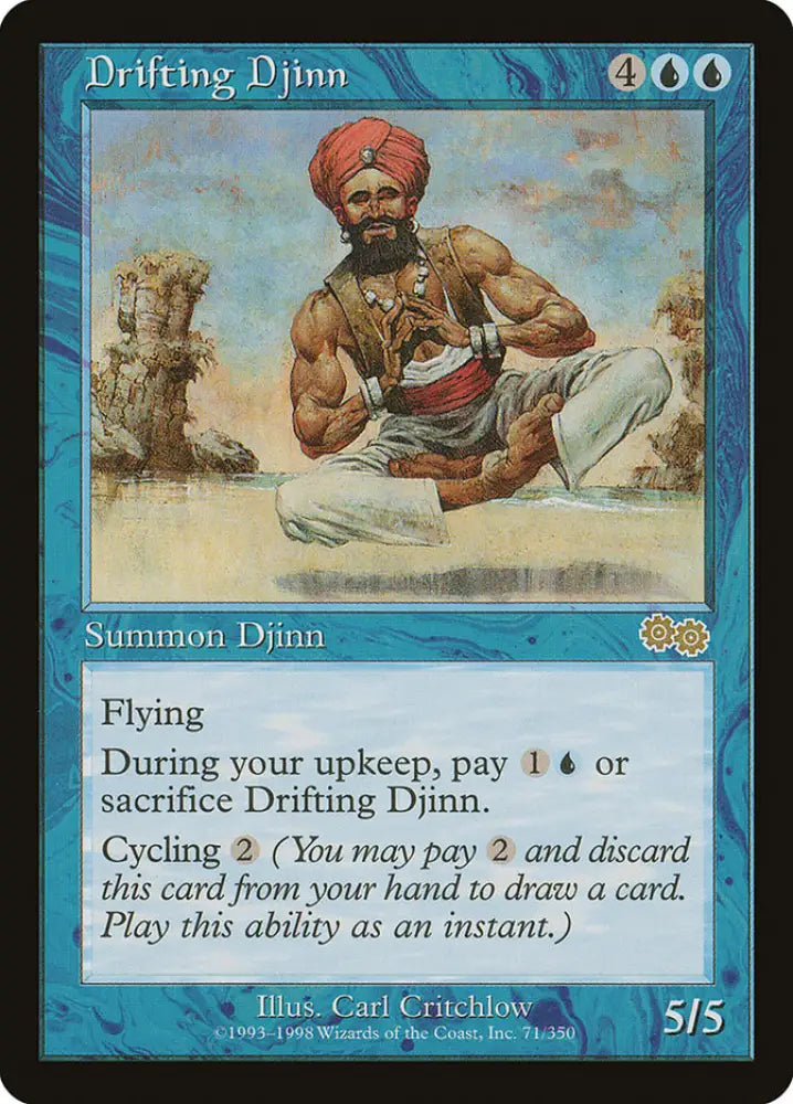 Drifting Djinn [Urza’s Saga] - MTG Single