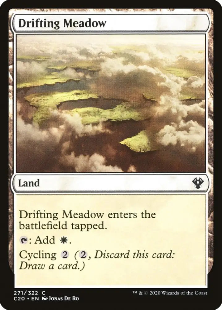 Drifting Meadow [Commander 2020] - MTG Single