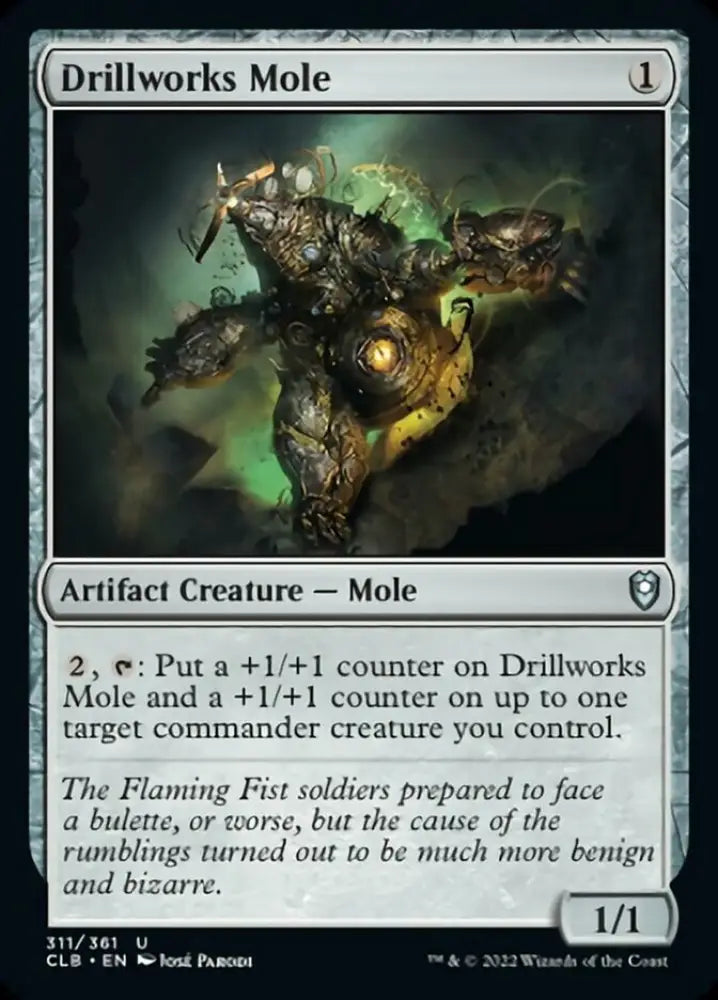 Drillworks Mole [Commander Legends: Battle for Baldur’s Gate] - MTG Single
