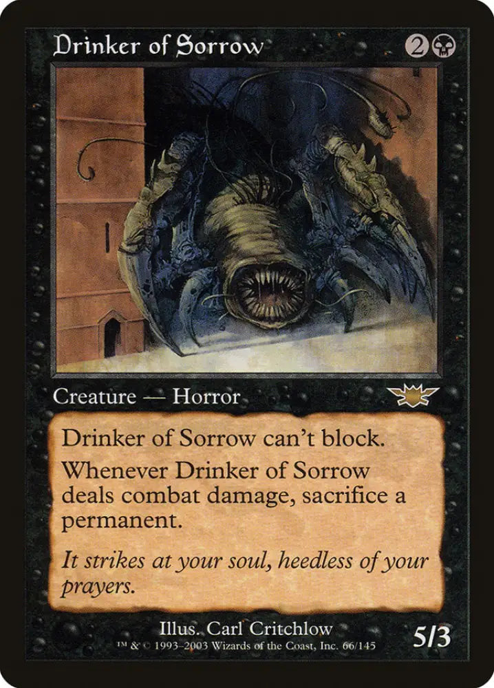 Drinker of Sorrow [Legions] - MTG Single