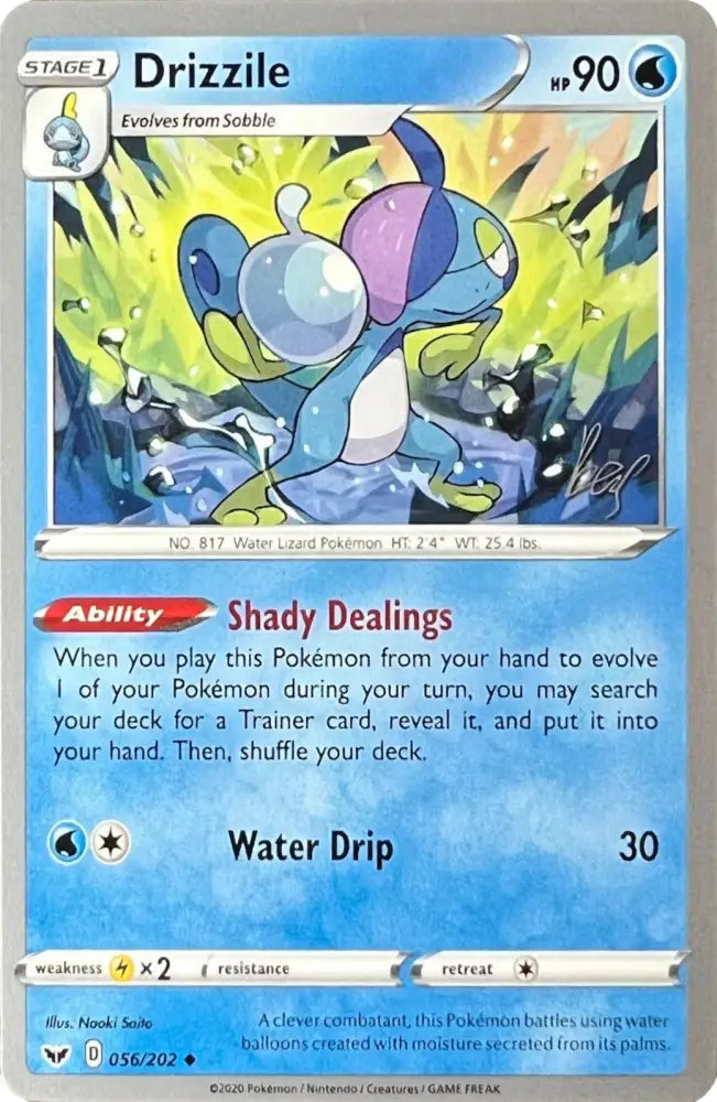 Drizzile (056/202) (Cheryl Again - Sebastian Lashmet) [World Championships 2022] - Pokemon Single