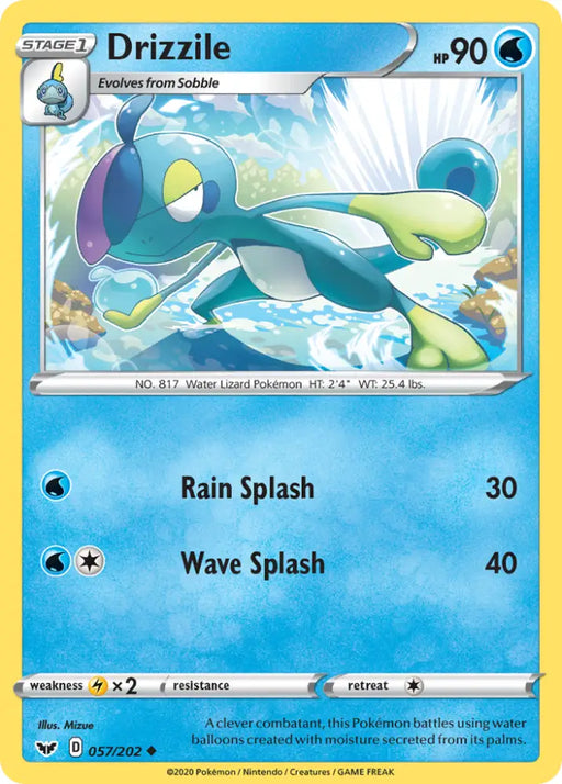 Drizzile (057/202) [Sword & Shield: Base Set] - Pokemon Single