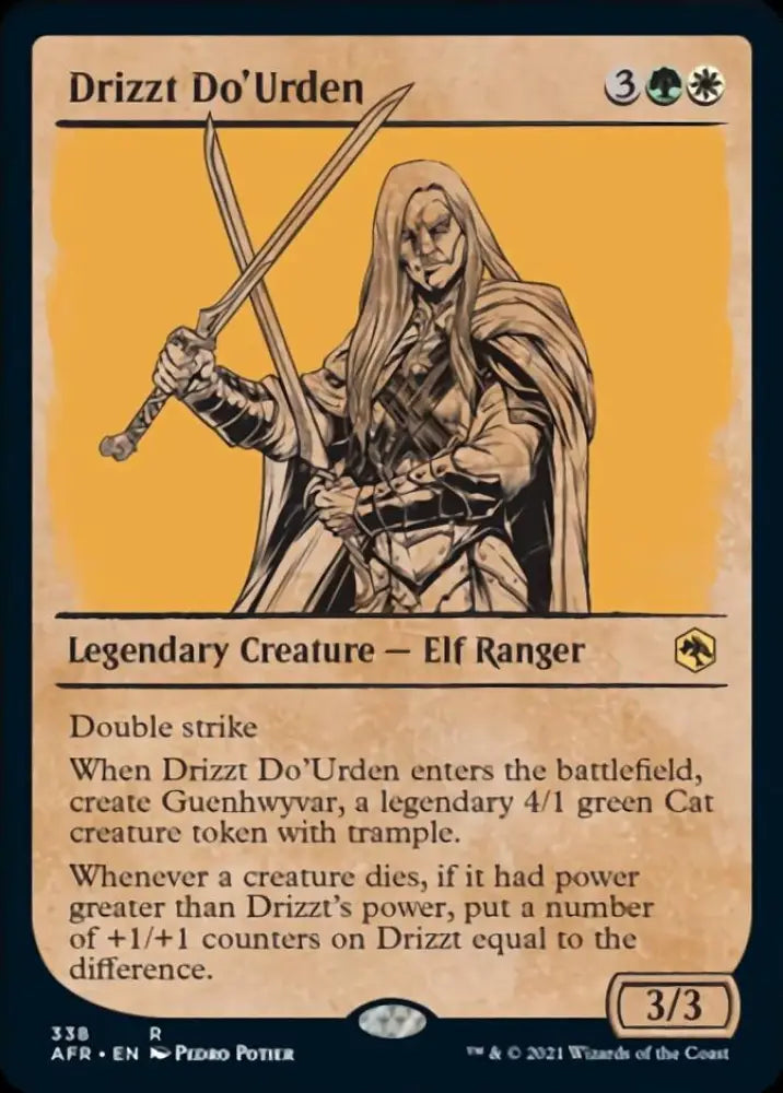 Drizzt Do’Urden (Showcase) [Dungeons & Dragons: Adventures in the Forgotten Realms] - MTG Single