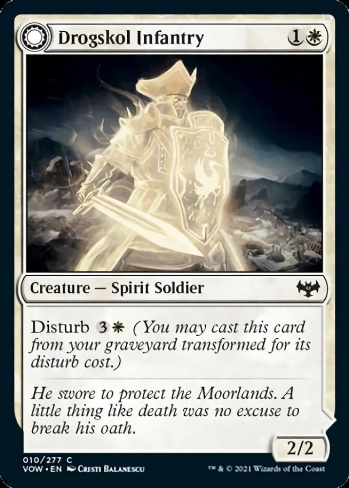Drogskol Infantry // Drogskol Armaments [Innistrad: Crimson Vow] - MTG Single