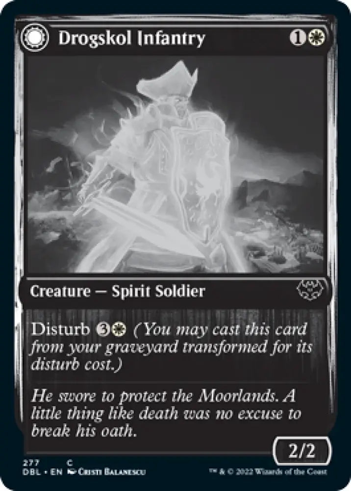 Drogskol Infantry // Drogskol Armaments [Innistrad: Double Feature] - MTG Single