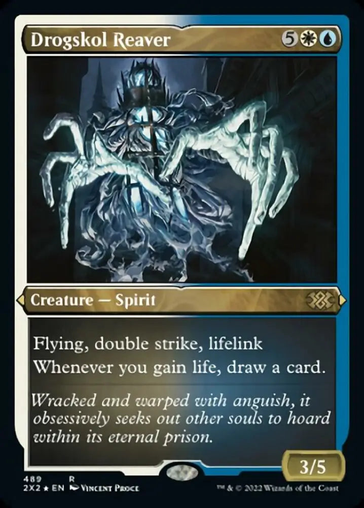 Drogskol Reaver (Foil Etched) [Double Masters 2022] - MTG Single