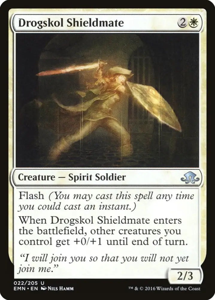 Drogskol Shieldmate [Eldritch Moon] - MTG Single