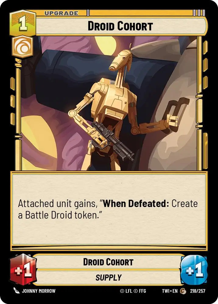 Droid Cohort (218/257) [Twilight of the Republic] - Star Wars: Unlimited Single