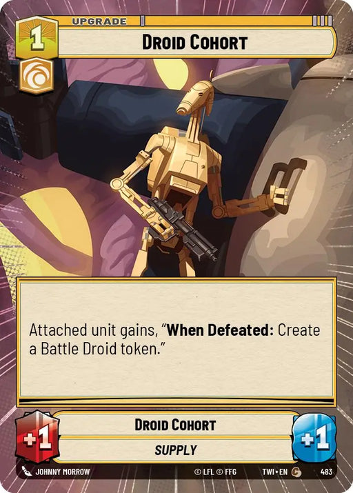 Droid Cohort (Hyperspace) (483) [Twilight of the Republic] - Star Wars: Unlimited Single