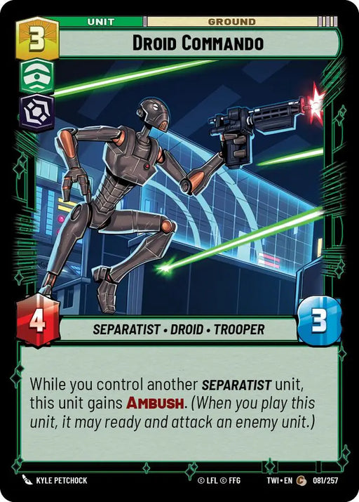 Droid Commando (081/257) [Twilight of the Republic] - Star Wars: Unlimited Single